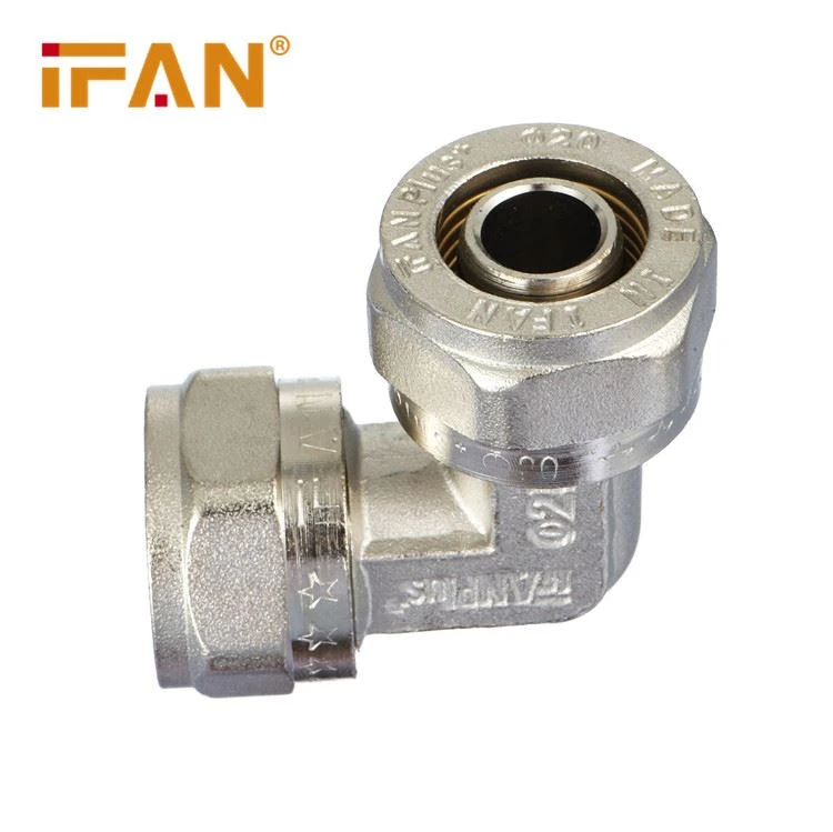 brass compression elbow